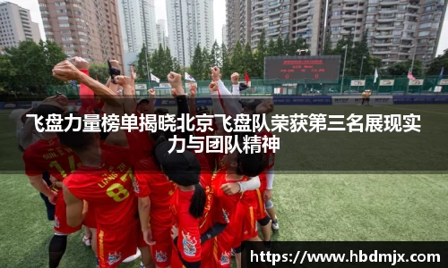 飞盘力量榜单揭晓北京飞盘队荣获第三名展现实力与团队精神