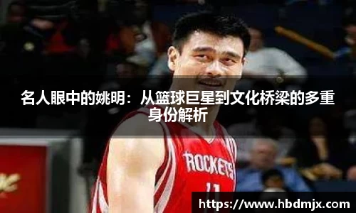 名人眼中的姚明：从篮球巨星到文化桥梁的多重身份解析